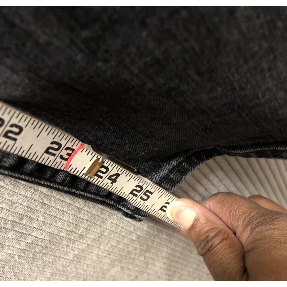 Express Women’s Jeans 10R Slim Ankle Super High Rise Black Gray Wash - Picture 7 of 14